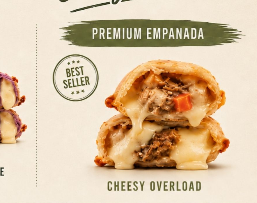 Cheesy Overload empanada — Empanelo best seller